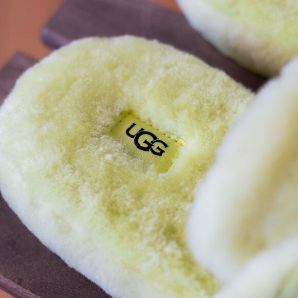 UGGs Slip On Yellow Slippers